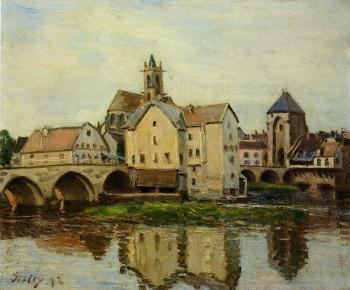 阿爾弗萊德 西斯萊 Moret-sur-Loing, Morning 阿爾弗萊德 西斯萊 Moret-sur-Loing, Morning
